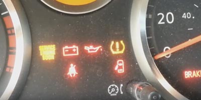 Cách reset đèn cảnh báo cảm biến áp suất lốp Nissan và Inifiniti