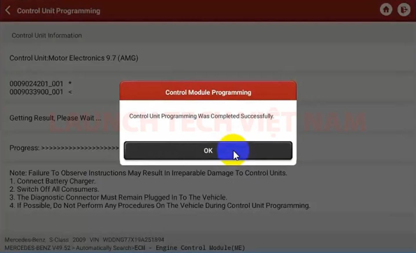 Programming Online hộp động cơ M156 Mercedes S63 