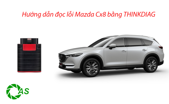 hộp điều khiển động cơ trên xe Mazda CX8 bằng THINKDIAG