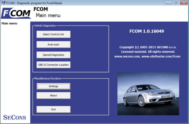 Ford Focus 2011 Mã hóa đèn chạy ban ngày bởi FCOM