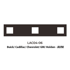 Bảng mục tiêu ADAS hiệu chỉnh hệ thống camera 360, cảnh báo điểm mù, cảnh báo va chạm phía trước, đỗ xe tự động Buick/ Cadillac/ Chevrolet/ GM/ Holden LAC04-06