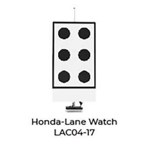 Bảng mục tiêu ADAS hiệu chỉnh hệ thống camera 360, cảnh báo điểm mù, cảnh báo va chạm phía sau, đỗ xe tự động Honda LAC04-17