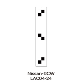 Bảng mục tiêu ADAS hiệu chỉnh hệ thống cảnh báo va chạm phía sau Nissan LAC04-24