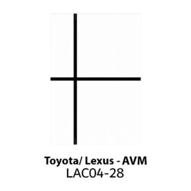 Bảng mục tiêu ADAS hiệu chỉnh hệ thống camera 360, cảnh báo điểm mù, đỗ xe tự động Toyota/ Lexus LAC04-28