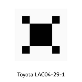 Bảng mục tiêu ADAS hiệu chỉnh hệ thống camera 360, cảnh báo điểm mù, đỗ xe tự động Toyota LAC04-29