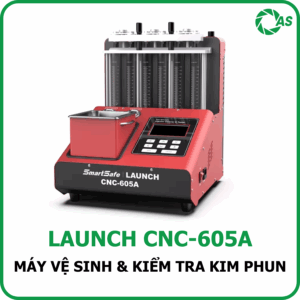 Máy xúc rửa và kiểm tra kim phun ô tô LAUNCH SmartSafe CNC-605A