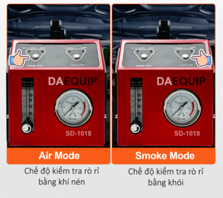 Máy tạo khói kiểm tra rò rỉ trên ô tô DAEQUIP SD-1018