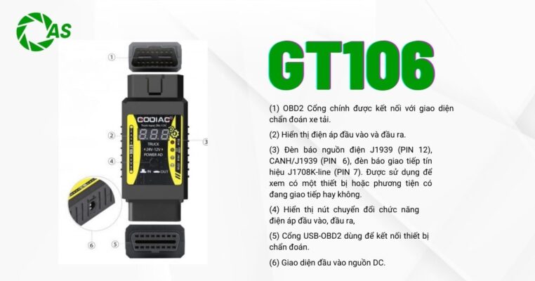 Thiết bị chuyển đổi xe tải 24V - GT106