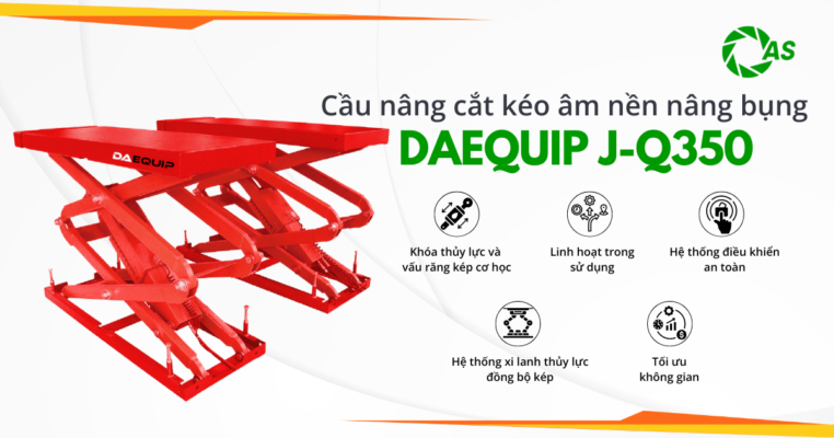 Cầu nâng cắt kéo âm nền nâng bụng DAEQUIP J-Q350