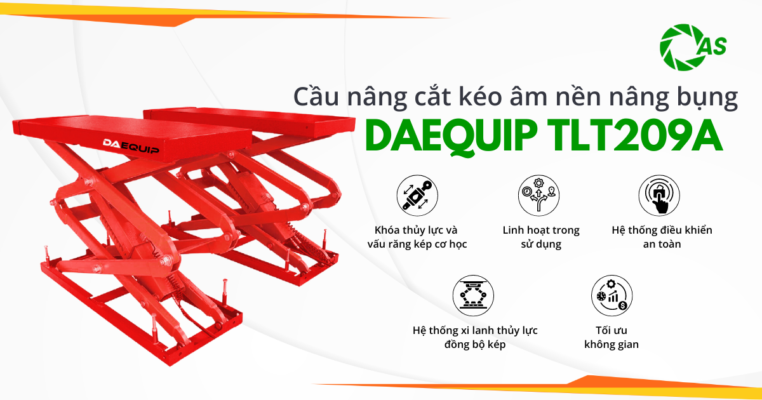 Cầu nâng cắt kéo âm nền nâng bụng DAEQUIP TLT209A